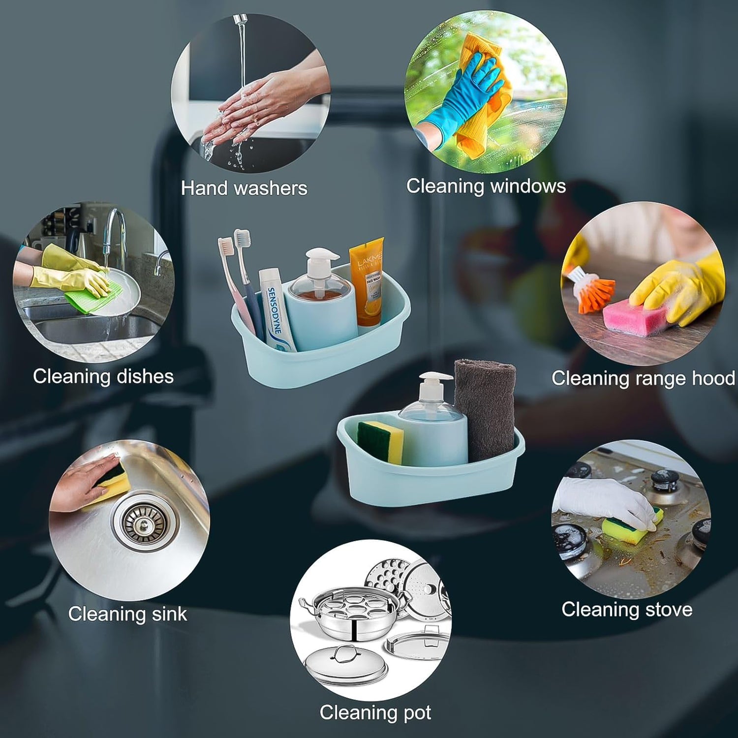 ZCCZ White Soap Dispenser