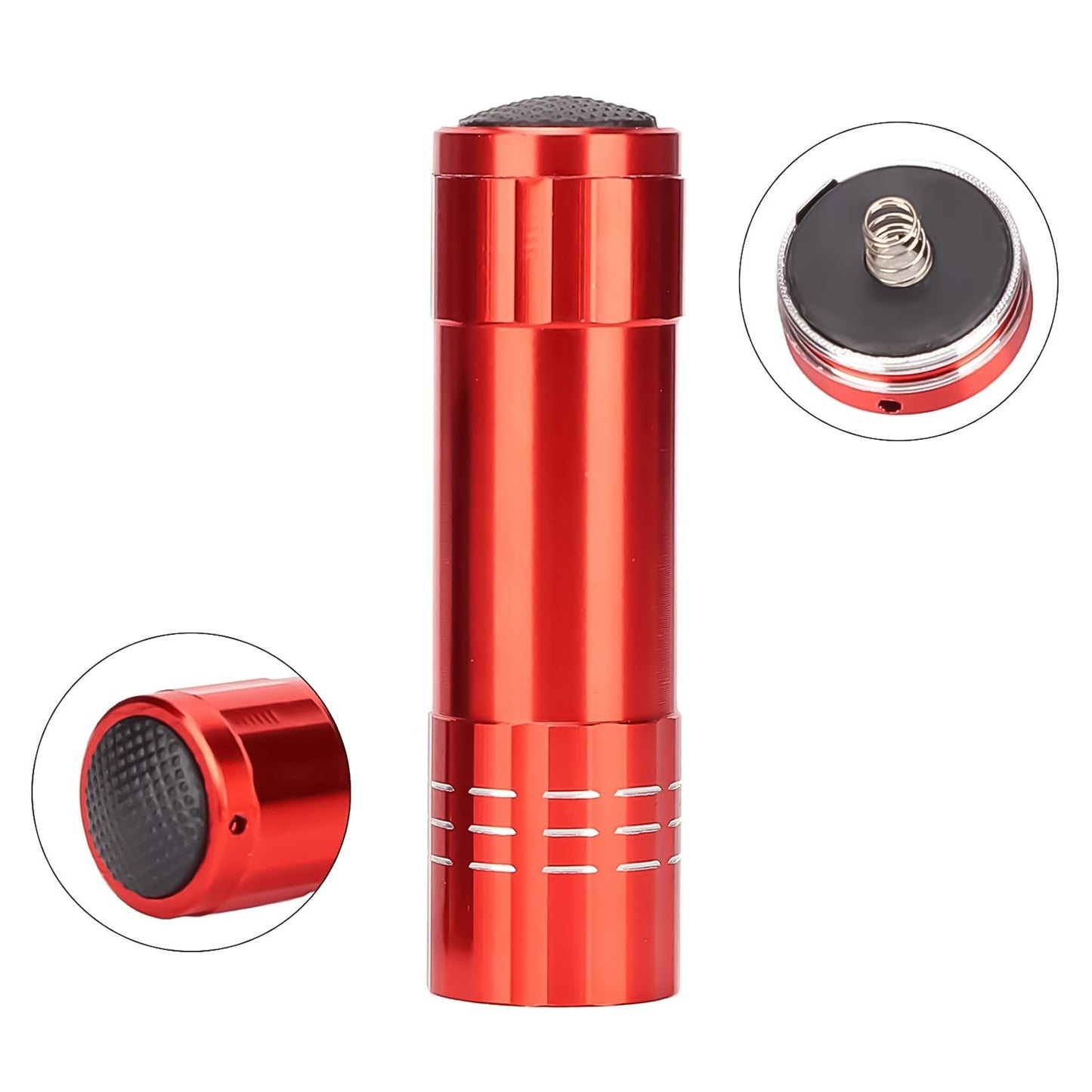 Portable Mini Torch, Super-Bright Mini 3 LED Bulb Pocket Torches - Torch Flashlight for Camping, Hiking, DIY, Travelling, Outdoors and More 3 Battery operated (Battery not included / 1 pc / Mix Color )