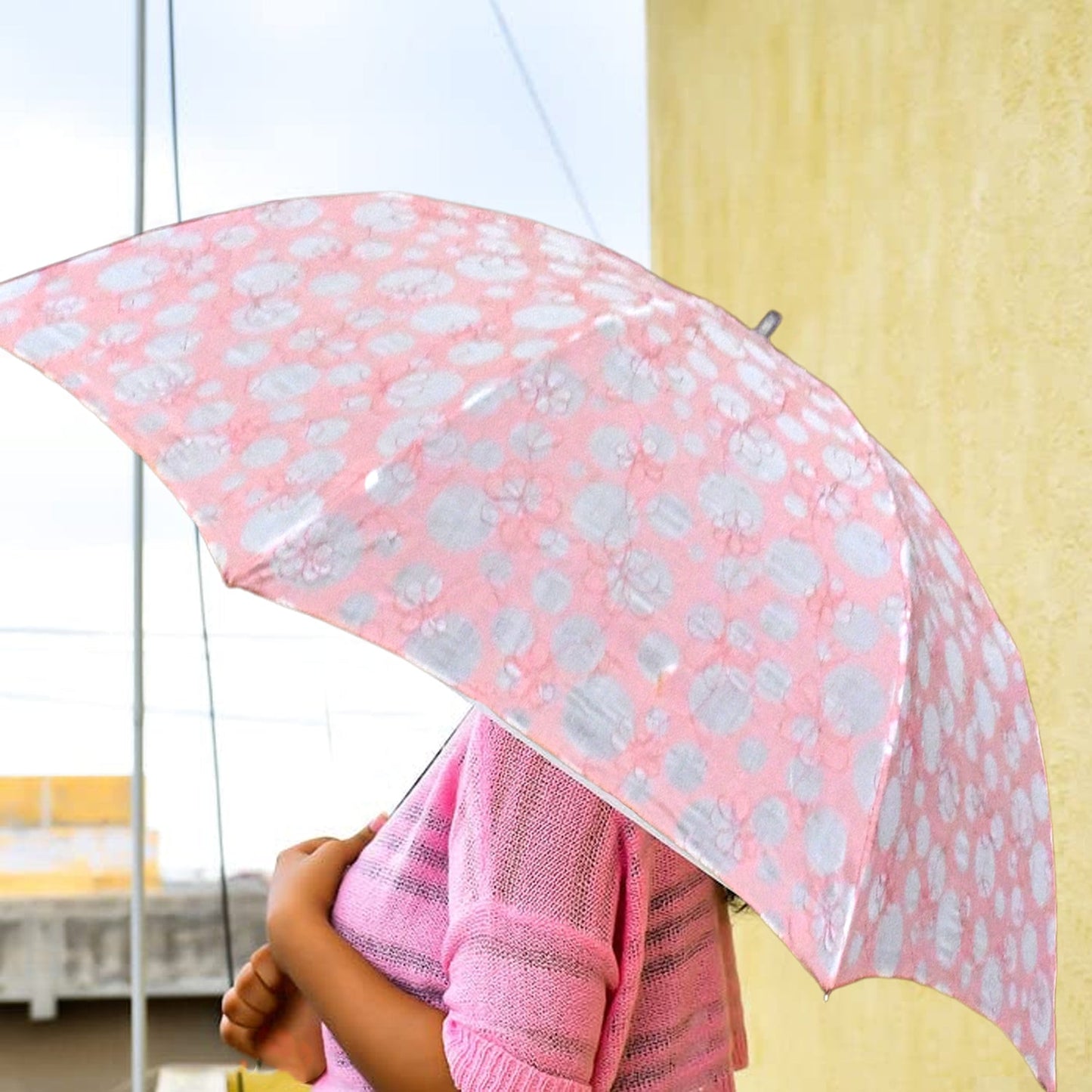 3-Fold Umbrella Summer Sun Protection Foldable Cute Umbrella || UV Protection Sun Umbrella || Travel Accessories || Umbrella for Children, Girls, and Boys (1 Pc)