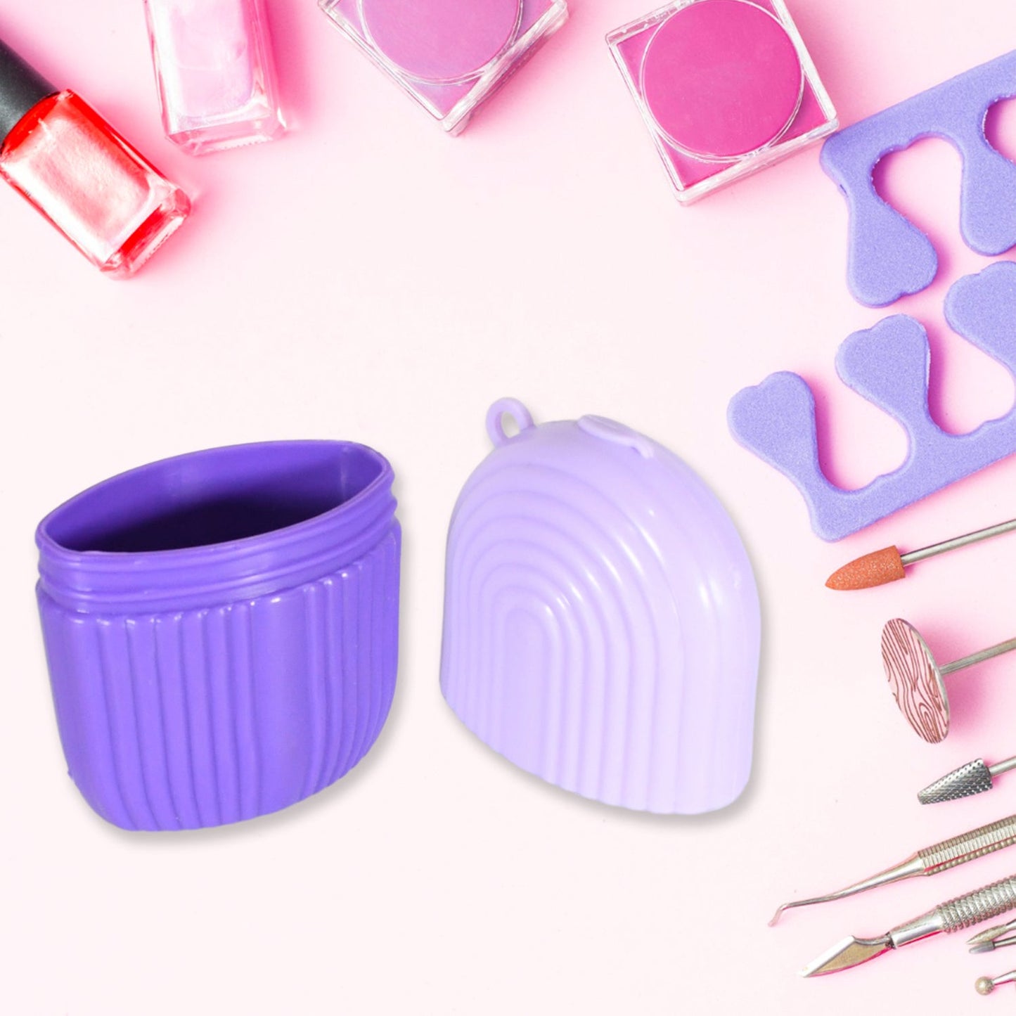 Beauty Ice Roller for Face & Eye Massage (Reusable, Purple)