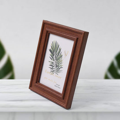 Creative Solid Wooden Photo Frame (Mix Design &amp; Size / 1 Pc)